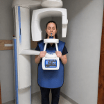 Dental X-ray scanning machine