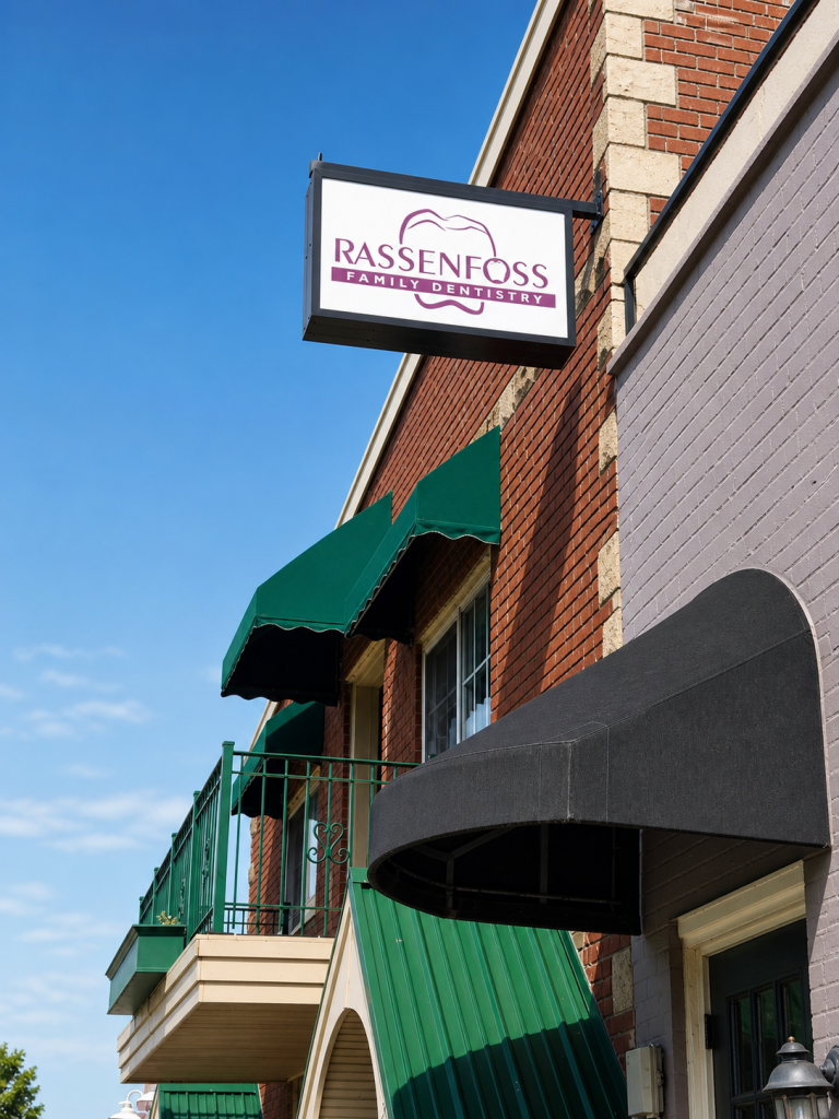 Rassenfoss dental office sign