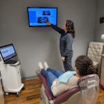 Dental office consultation room