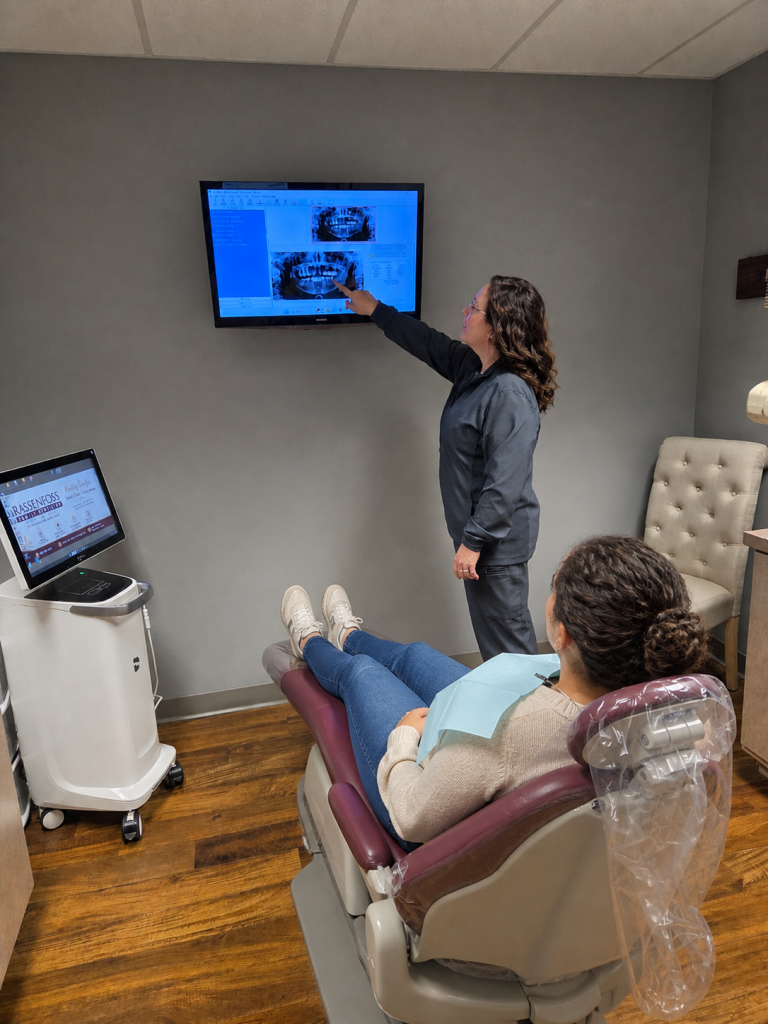 Dental office consultation room